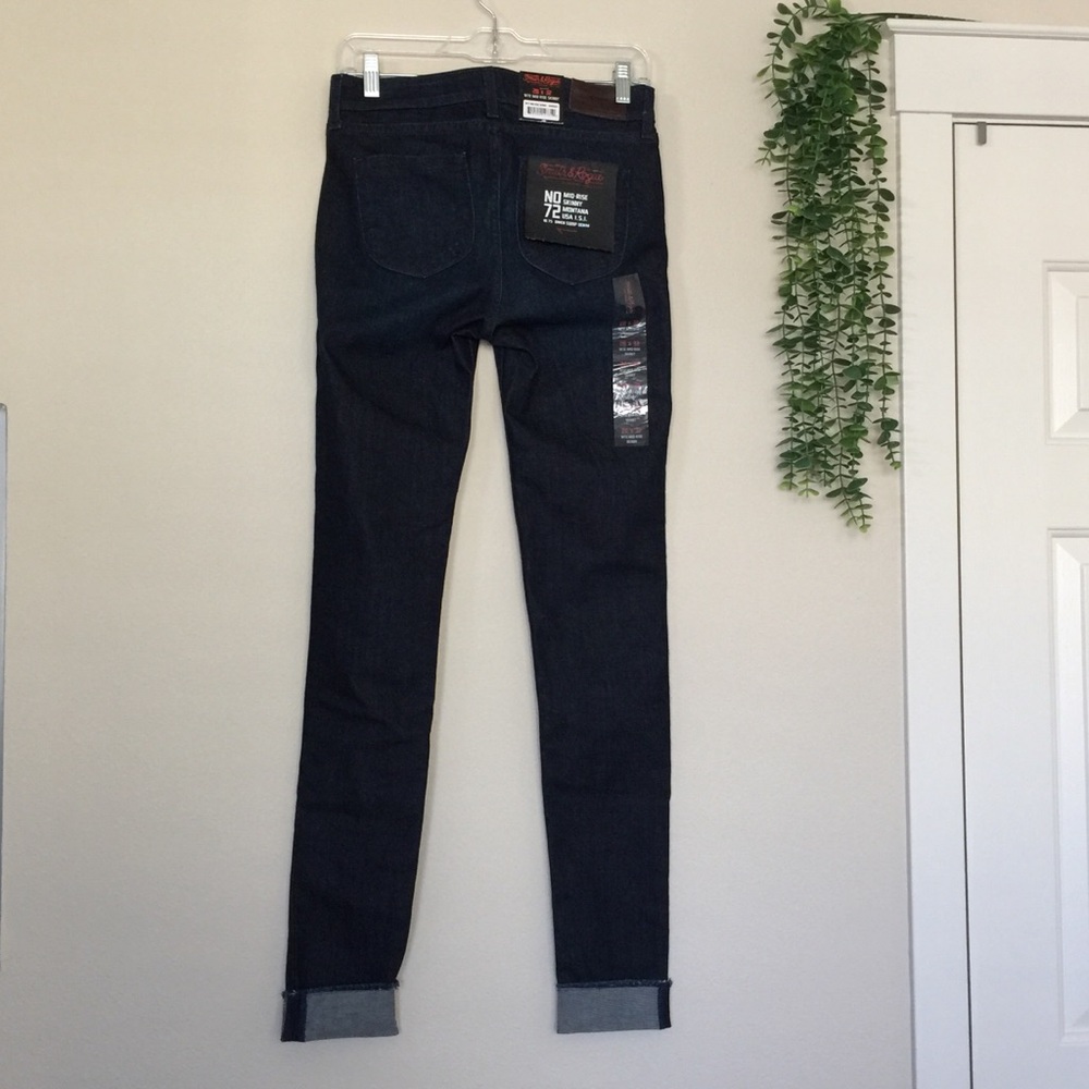 Smith + Rogue Women's No. 72 Mid Rise Skinny Jeans Size 26x32